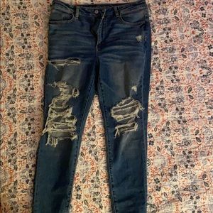 American eagle skinny jeans size 12